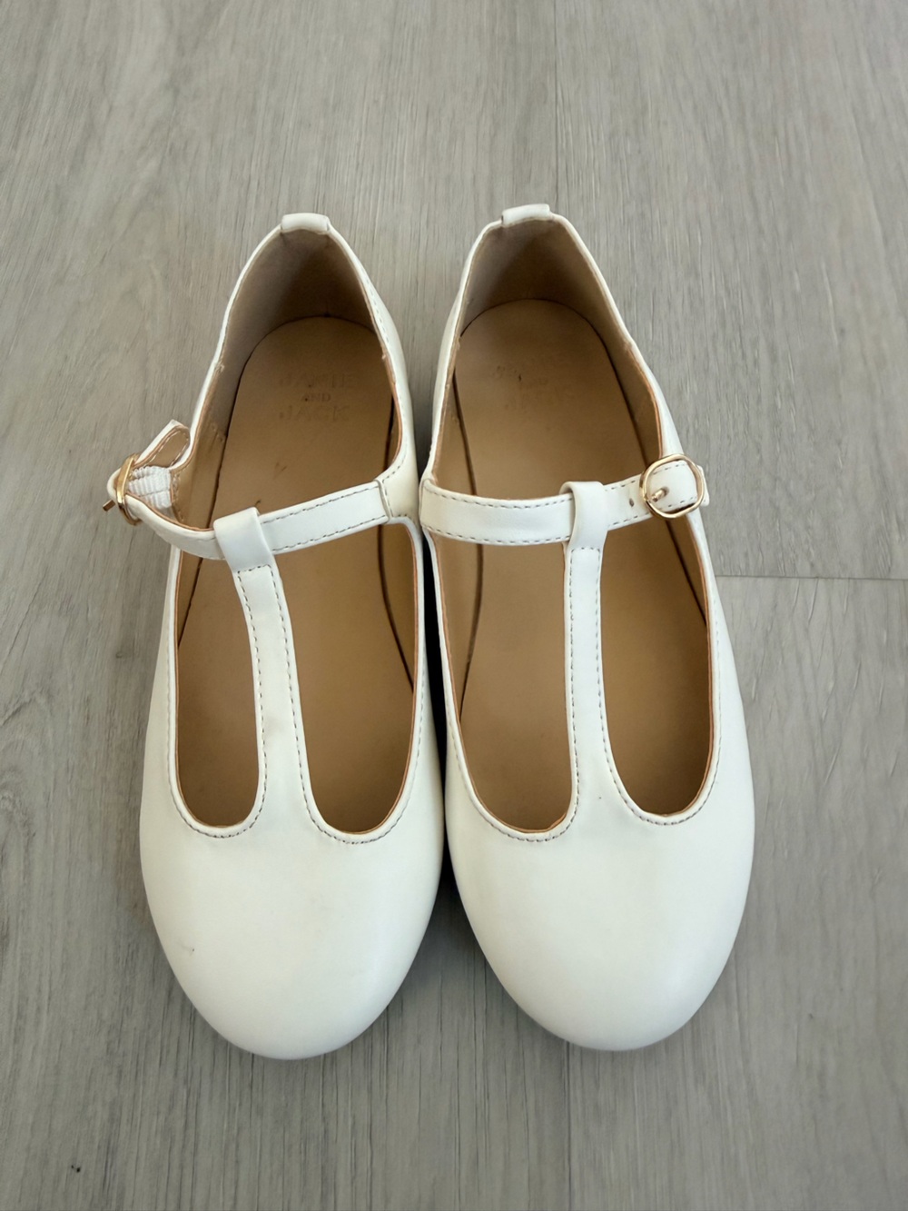 Janie & Jack girls tstrap ballet flat